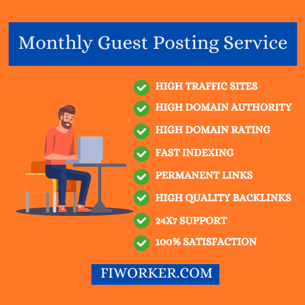 Monthly Guest Posting Service
